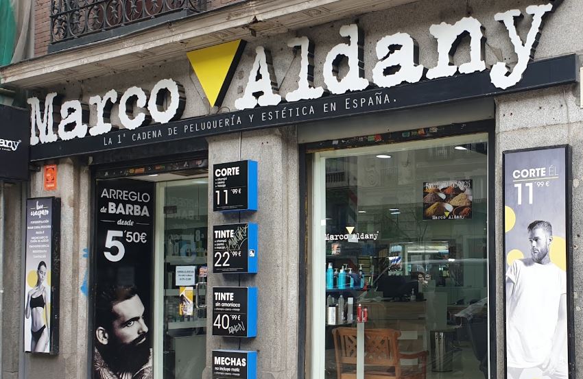 Marco Aldany calle Alcalá Madrid